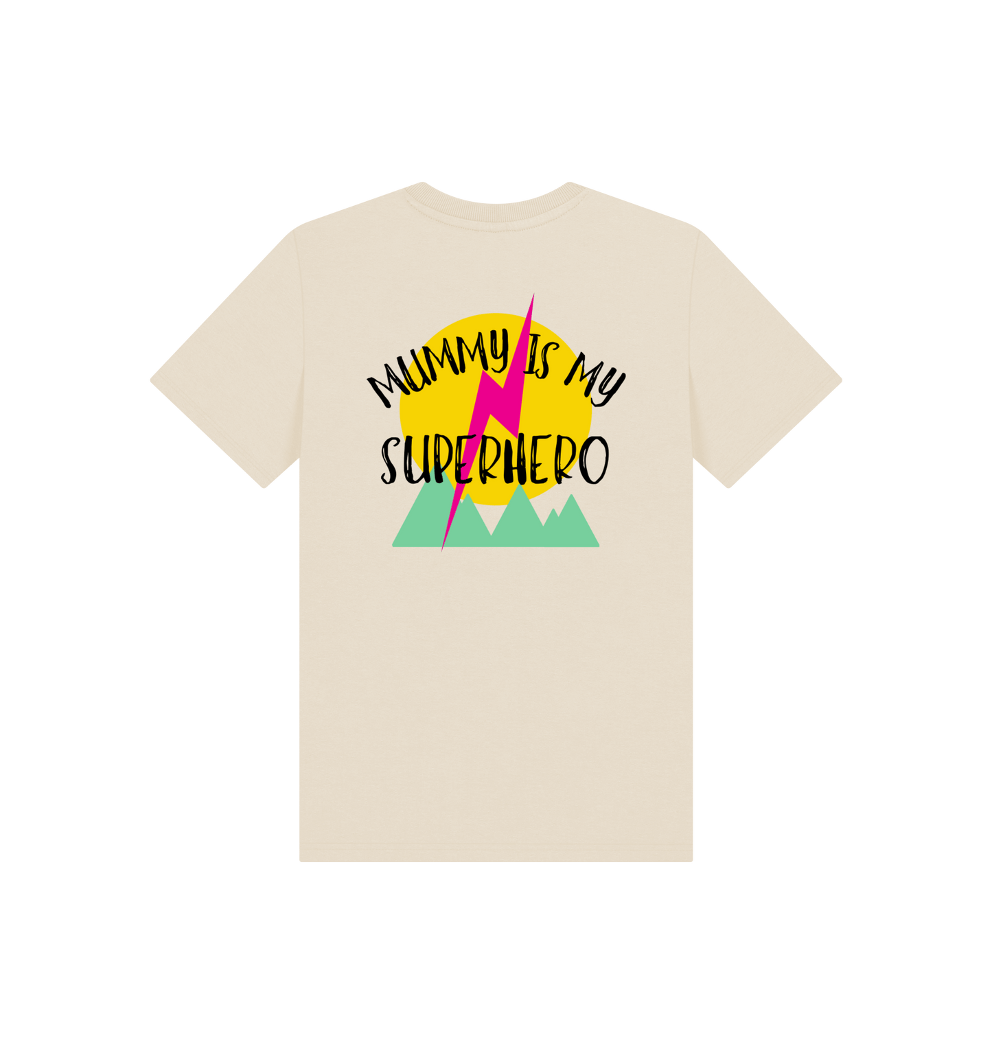 Oat Printed Kids T-Shirt Back
