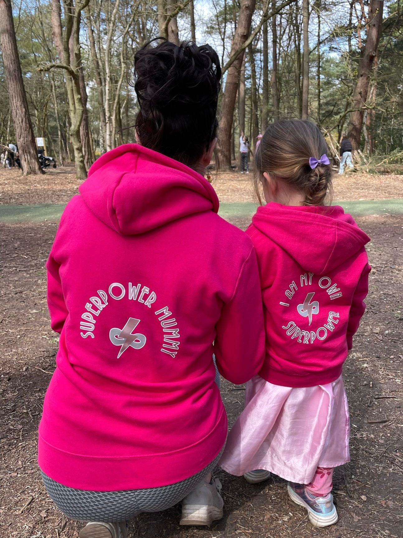 Matching hoodie set