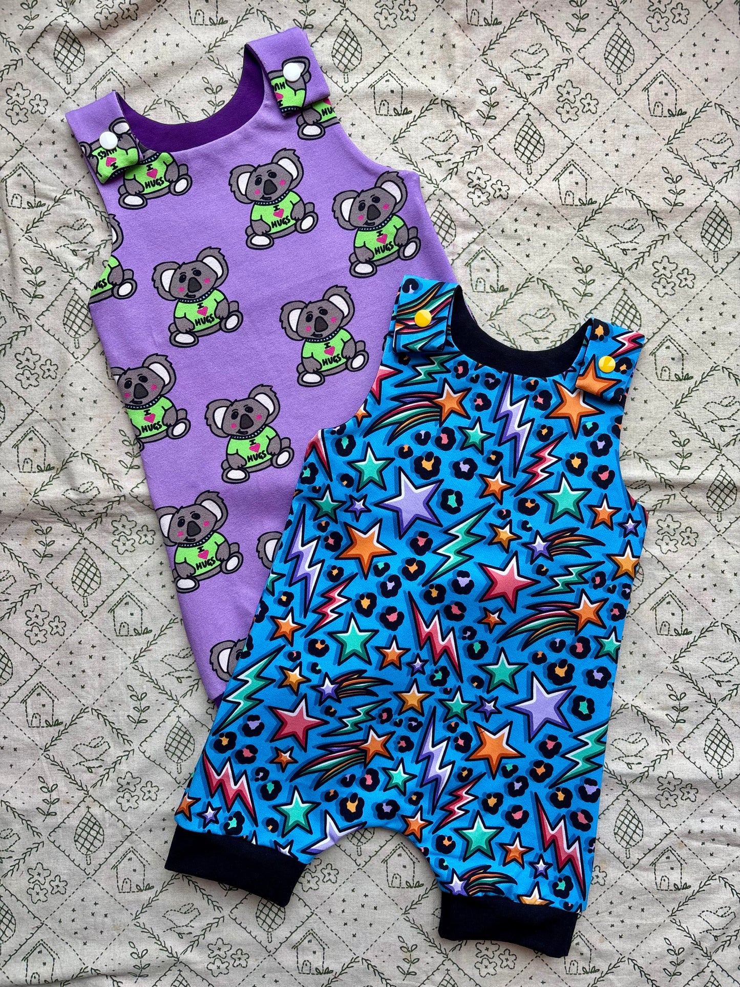 Dungarees: Flamingos