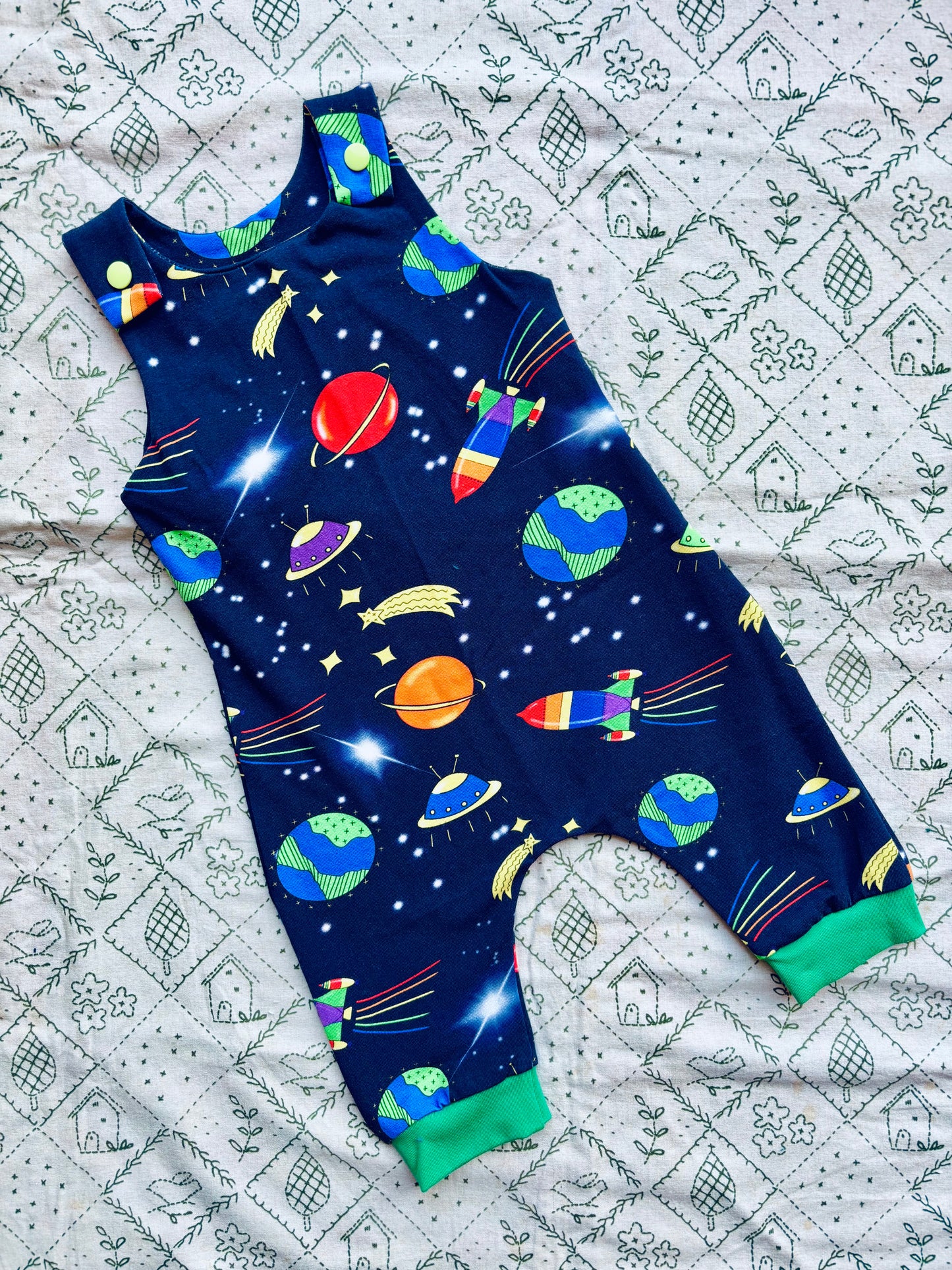 Dungarees: Space: 0-3 months