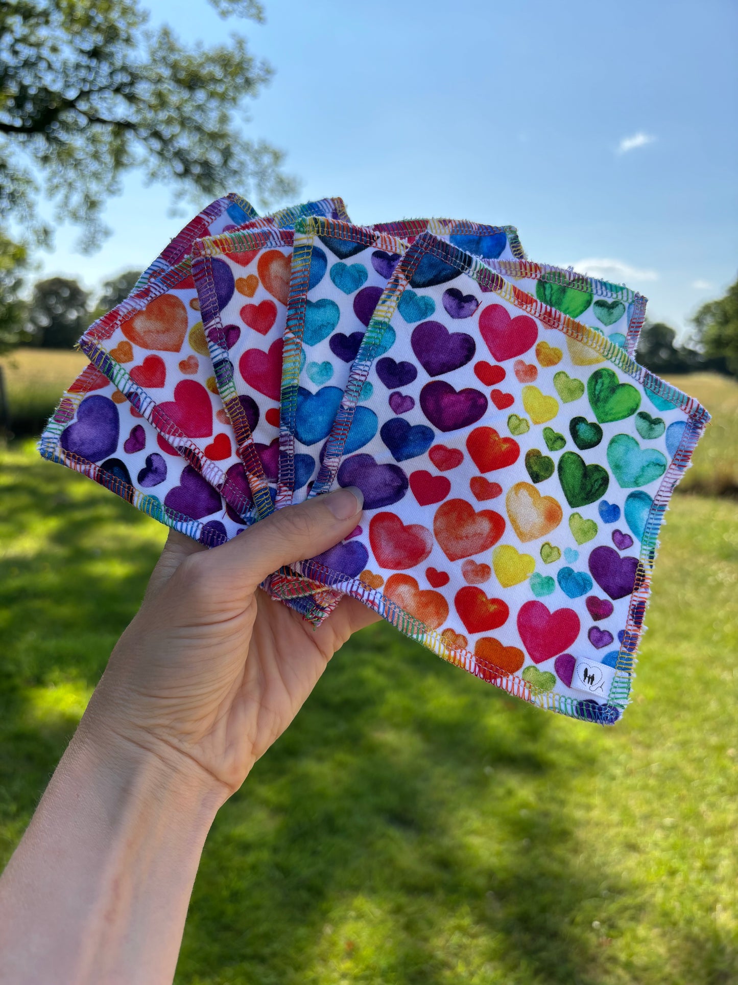 Bamboo & jersey washable wipes