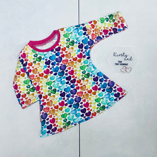Heart tunic: Newborn