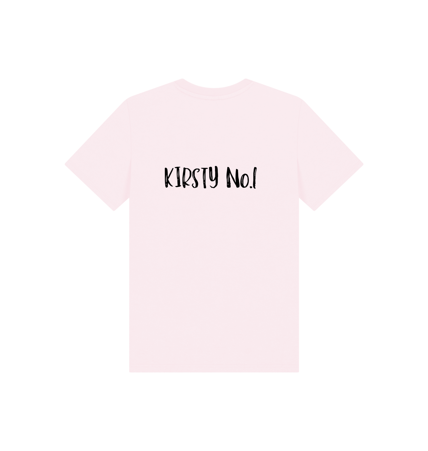 Pink Printed Kids T-Shirt Back