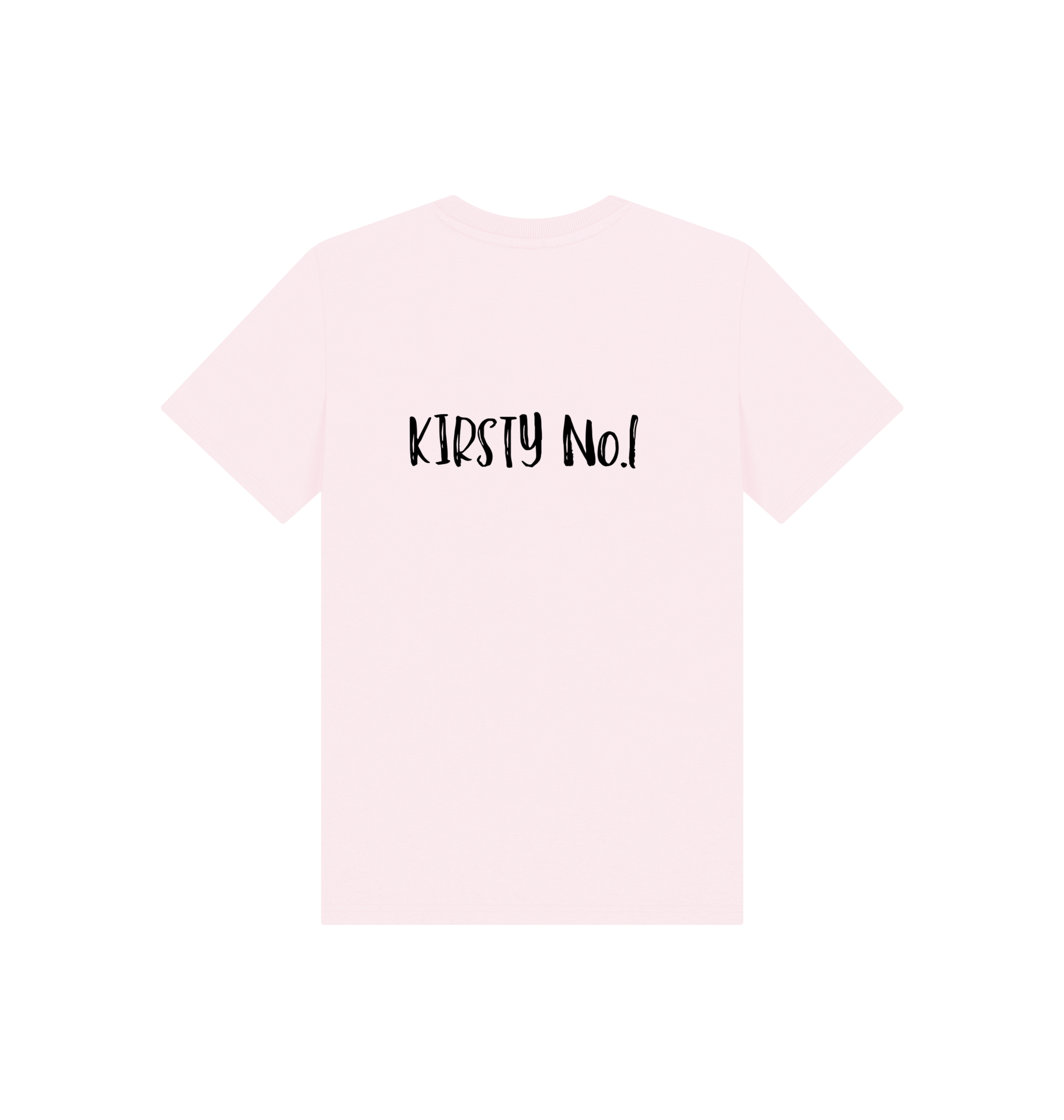 Pink Printed Kids T-Shirt Back