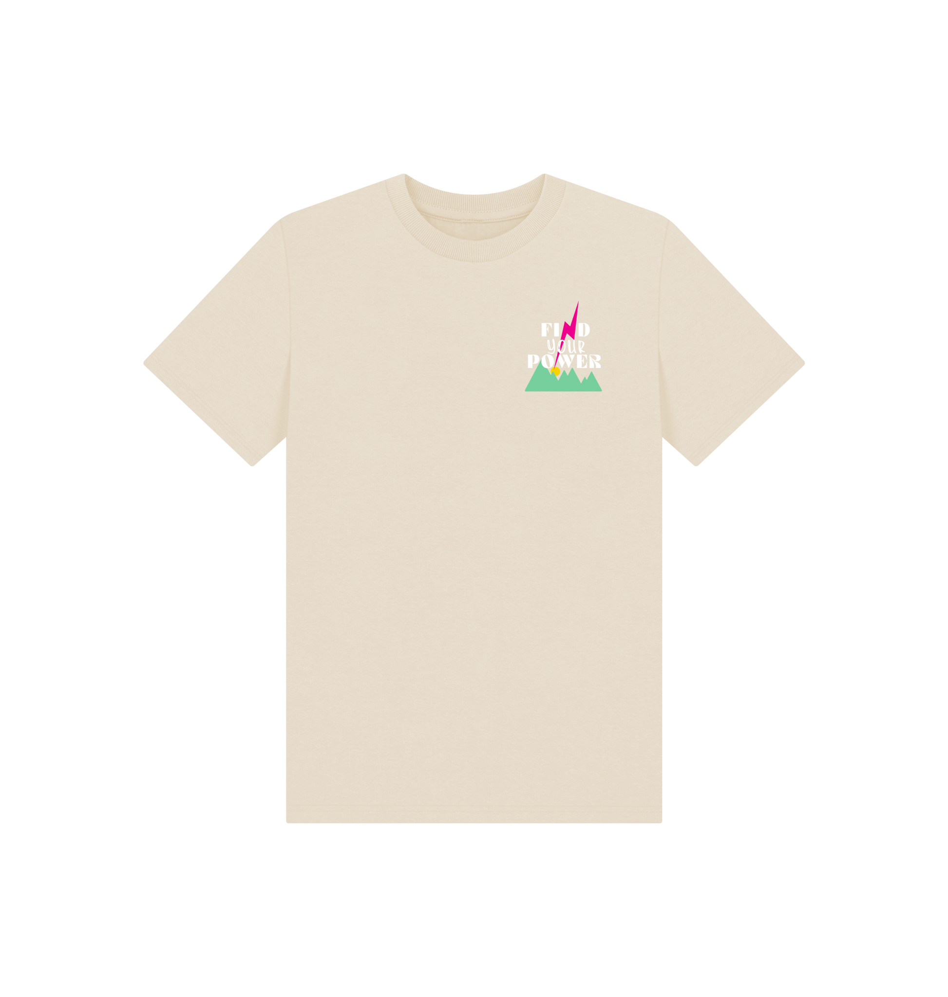 Oat Printed Kids T-Shirt Front
