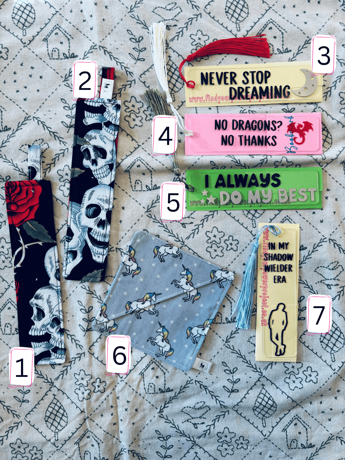 Bookmarks: End of line