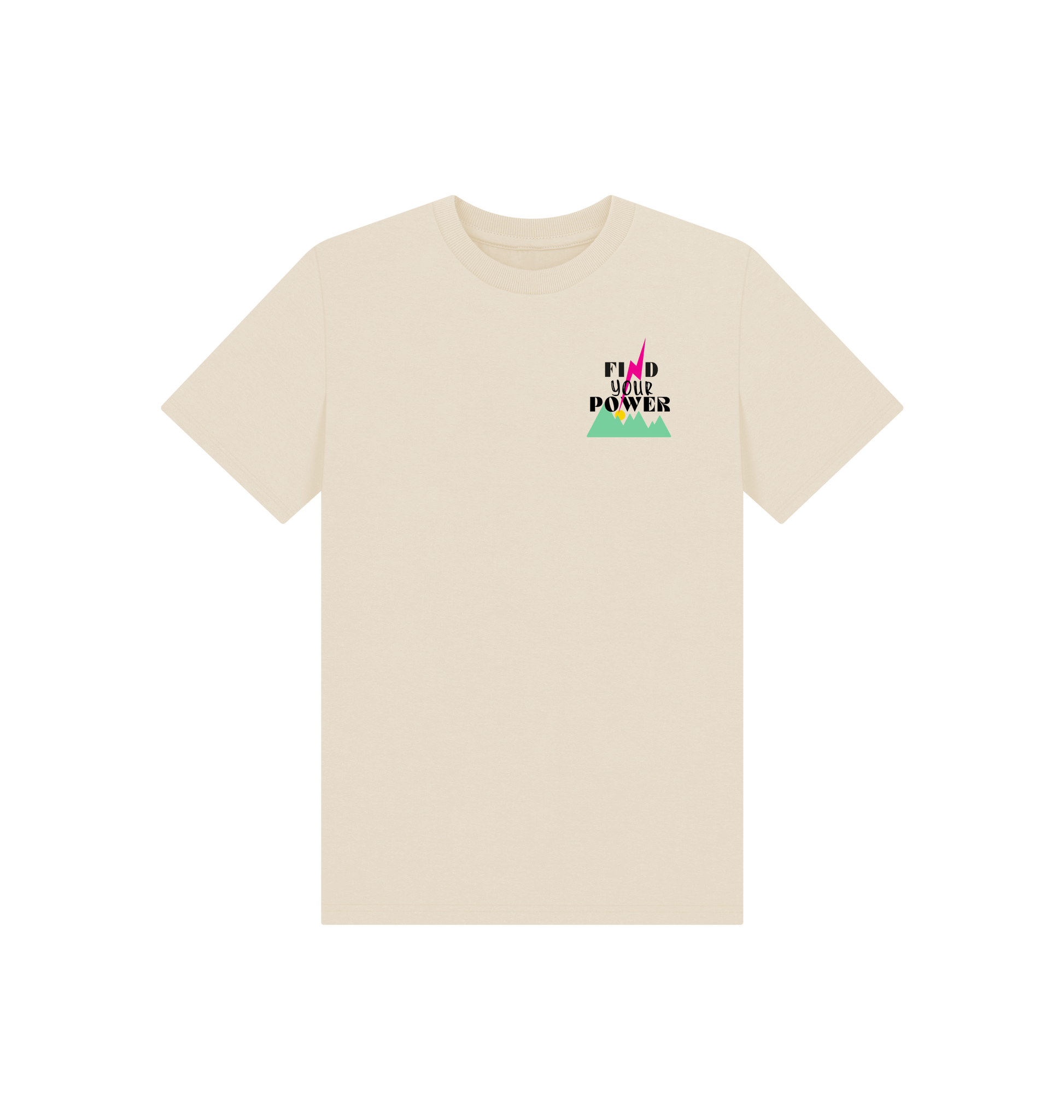 Oat Printed Kids T-Shirt Front