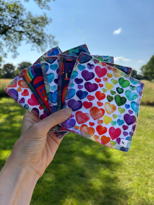 Bamboo & jersey washable wipes