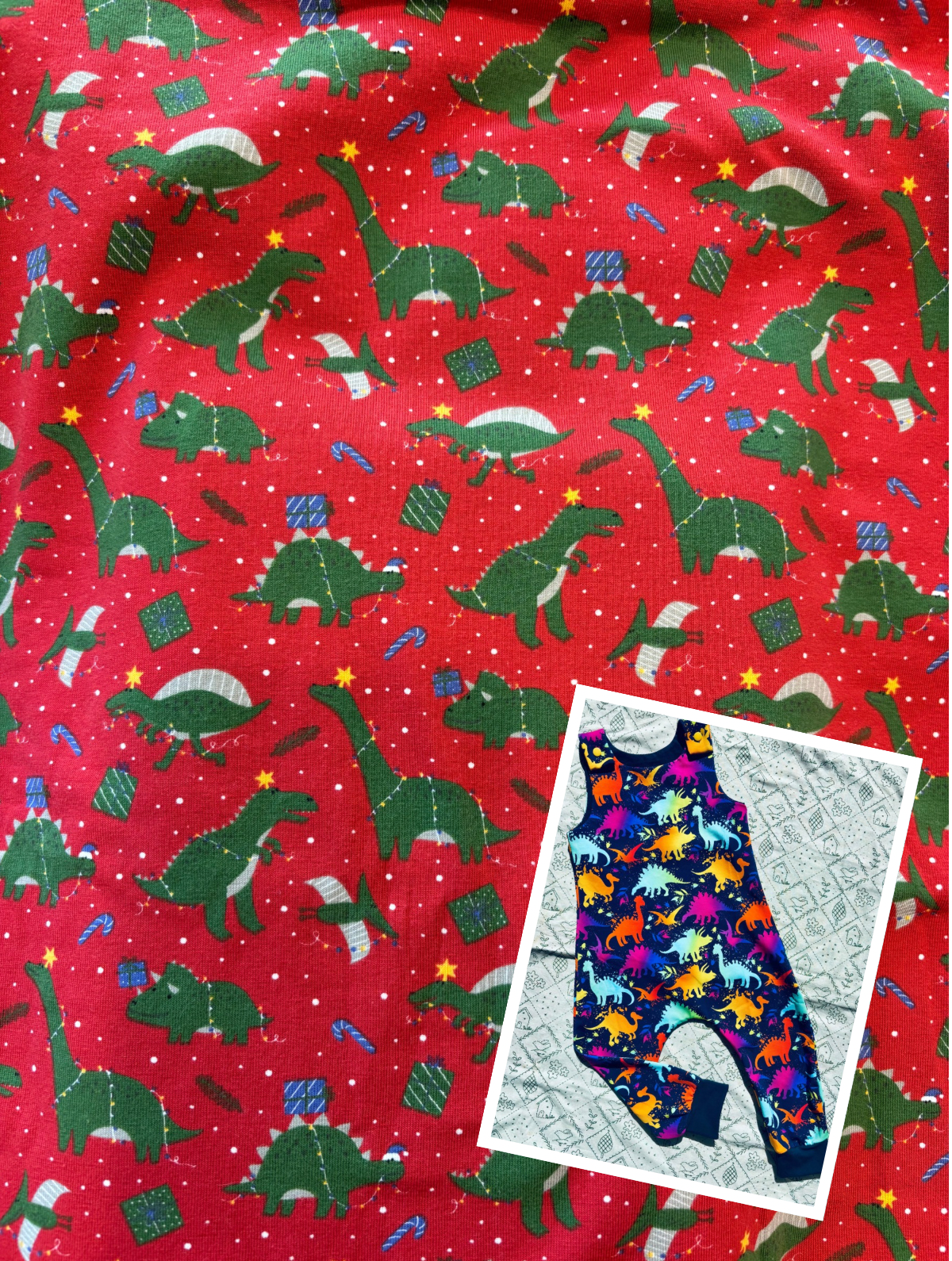 Dungarees: Christmas Dino Presents