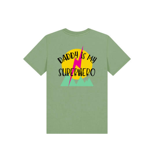 Sage Printed Kids T-Shirt Back