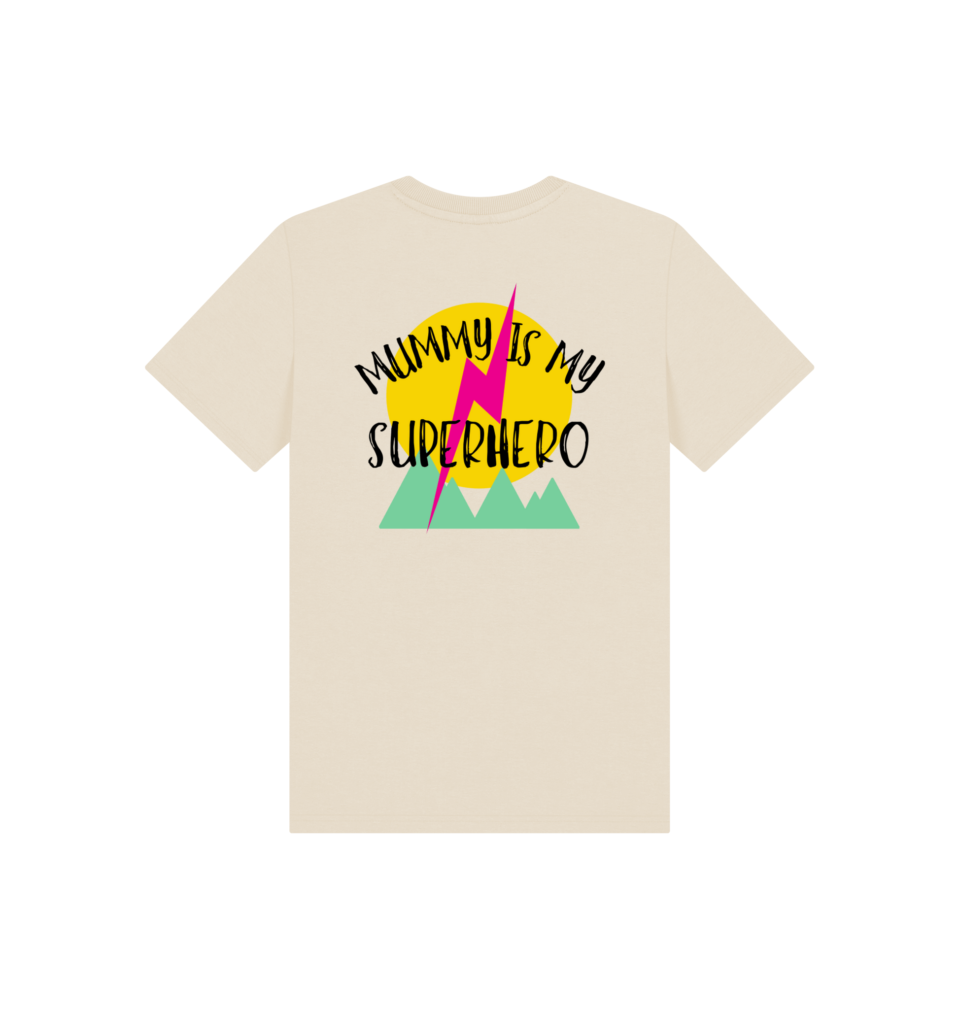 Oat Printed Kids T-Shirt Back