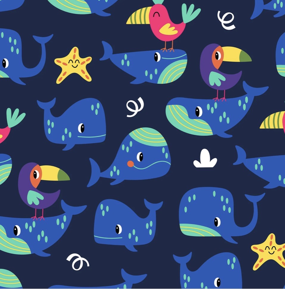 Dungarees: Whales
