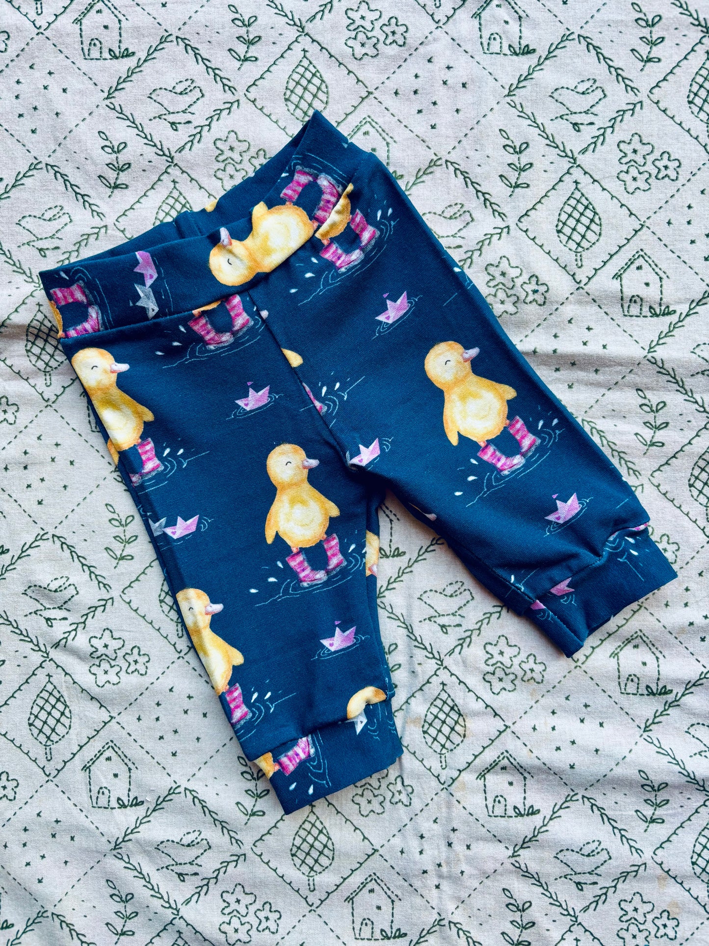 Leggings: Ducks: Newborn