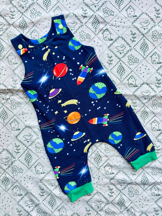 Dungarees: Space: 0-3 months
