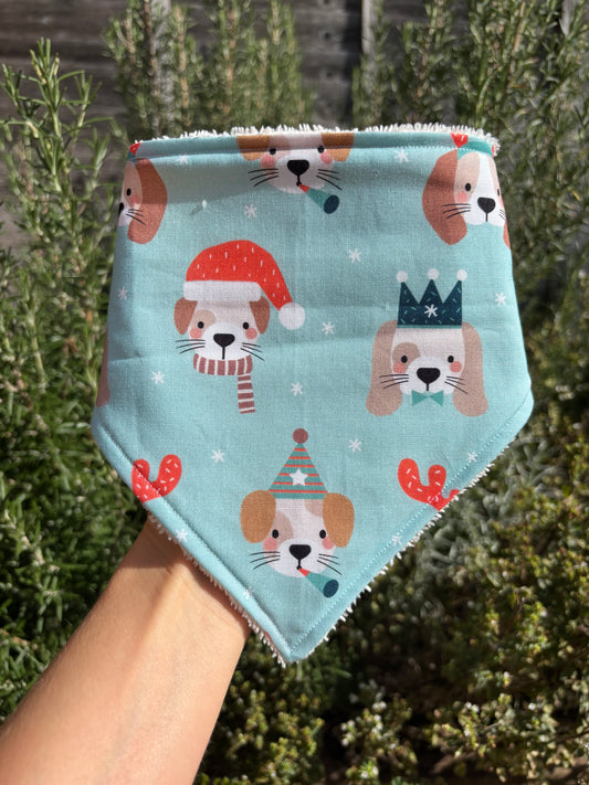 Christmas dog bib