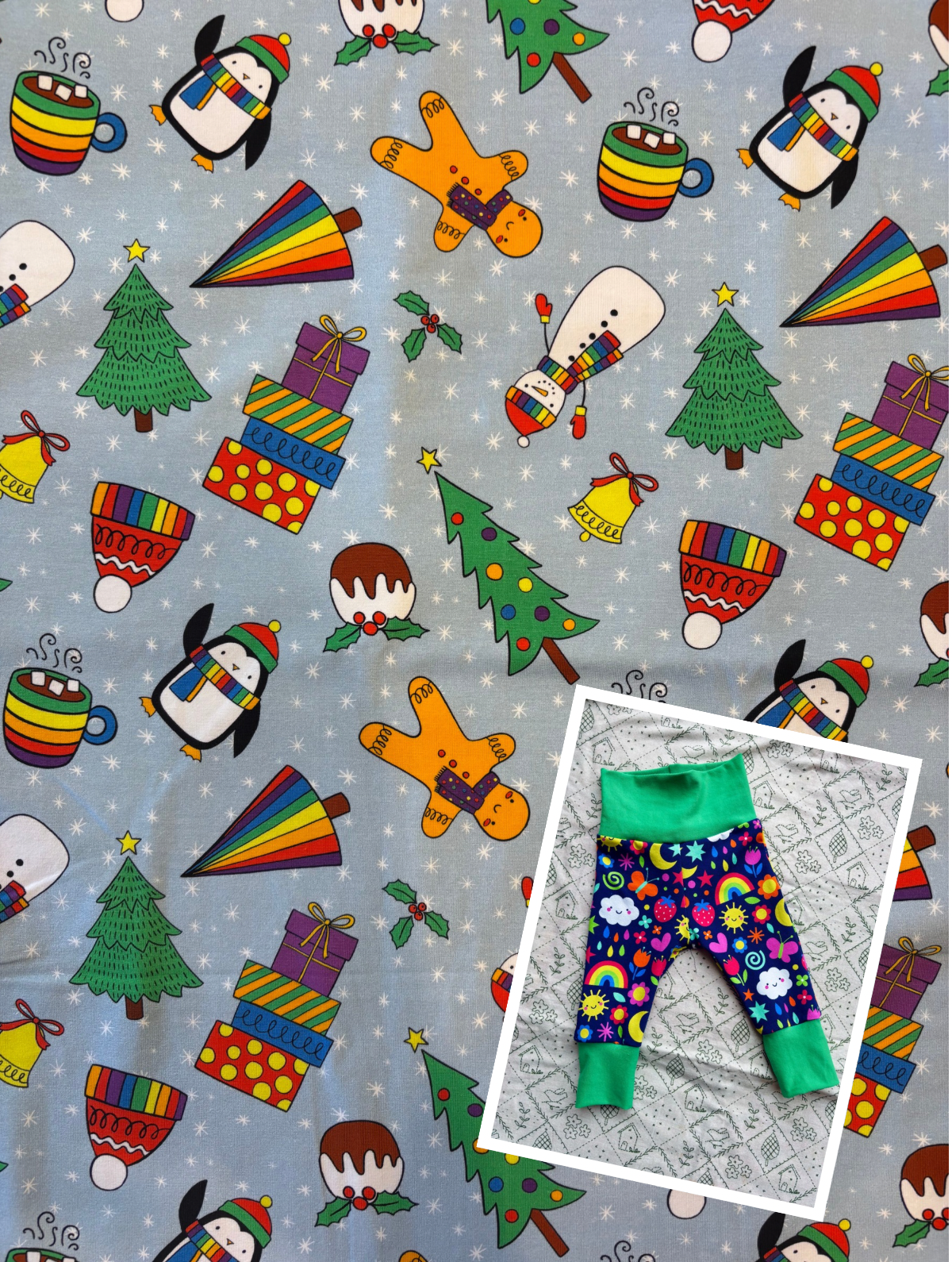 ‘Grow with me’ Leggings: Christmas Fun