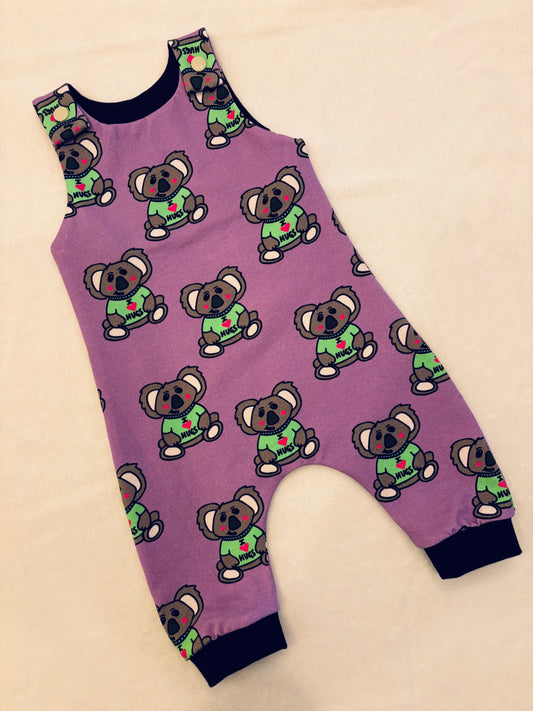 Dungarees: 0-3 months: Koalas (I love hugs)