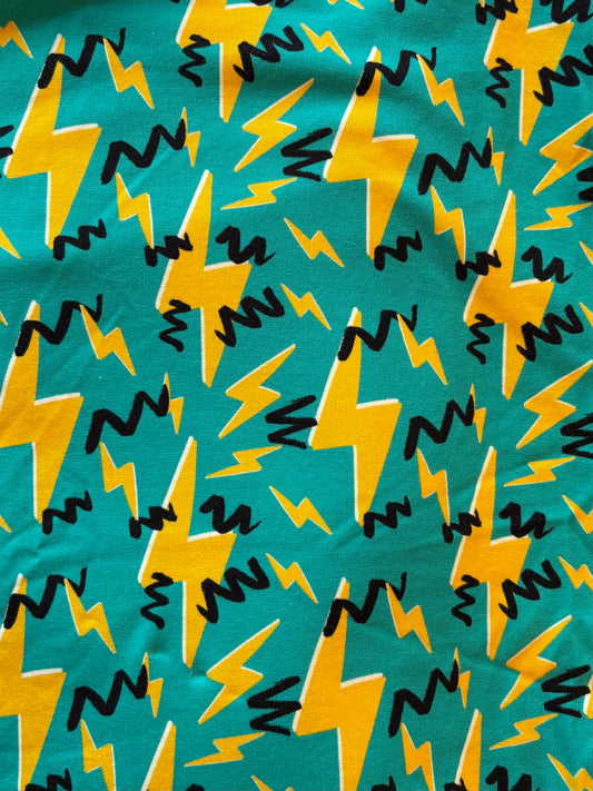 ‘Grow with me’ Leggings: Lightning bolts