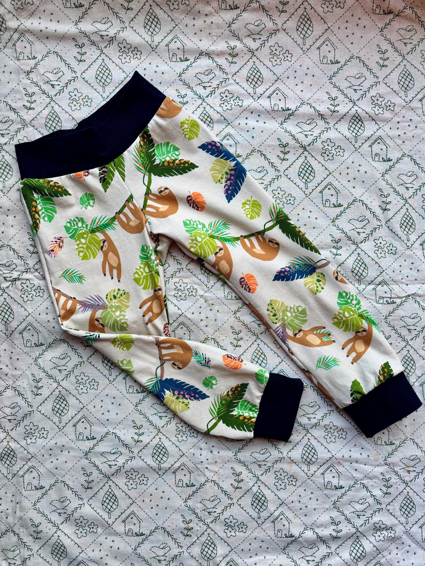 Leggings: Sloths: Age 3