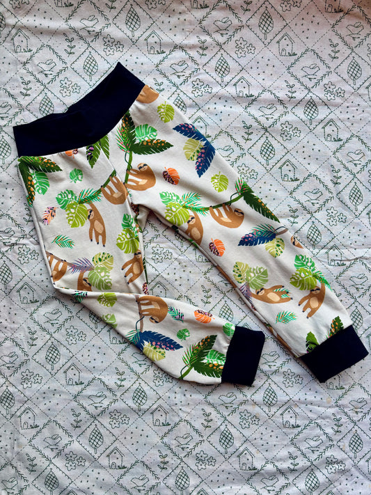 Leggings: Sloths: Age 3