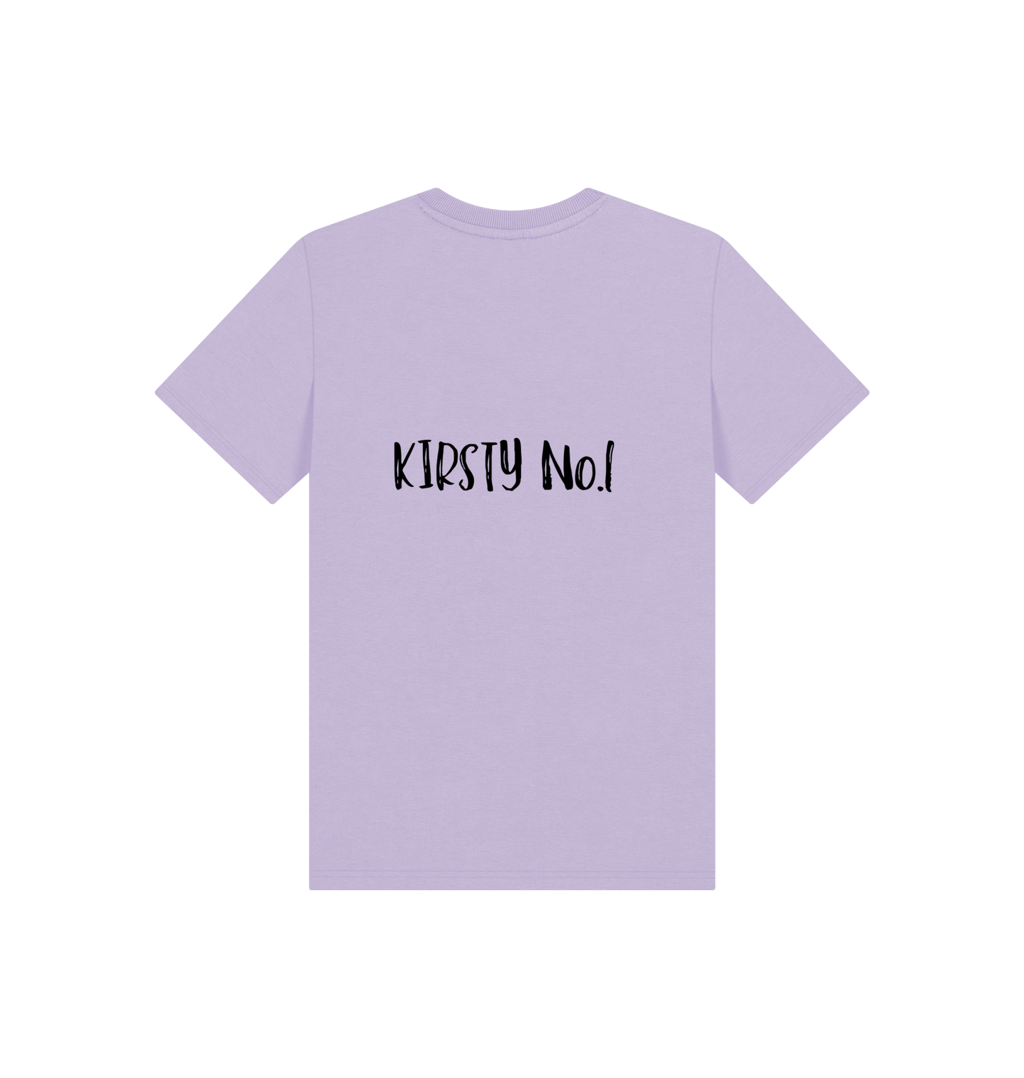 Soft Lilac Printed Kids T-Shirt Back
